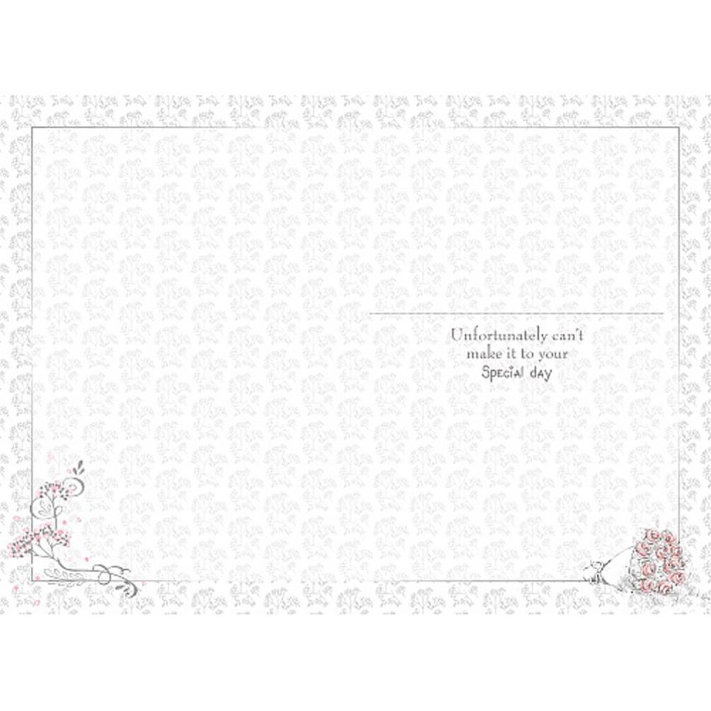 Wedding Regret Me To You Bear Wedding Day Card Extra Image 1